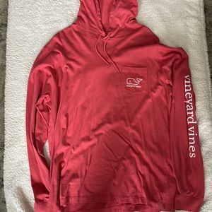 Vineyard Vines cotton hoodie/shirt. Size medium.